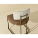 Larissa Napa Cognac / Rhea Light Barley Dining Chair